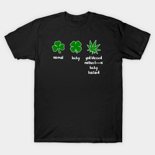 Stoner Funny Weed Leaf T-Shirt by EddieBalevo